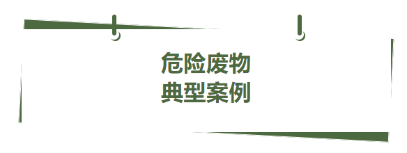 典型案例丨危險廢物系列九